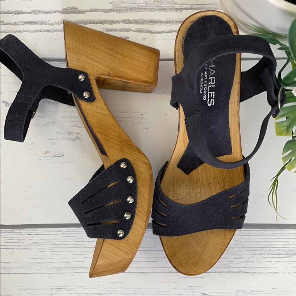 Anthropologie by Charles David Platform Heels